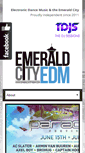 Mobile Screenshot of emeraldcityedm.com